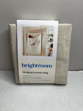 Hanging Zipper Laundry Bag 27x19x6 Hooks Included New Brightroom Dorm Room